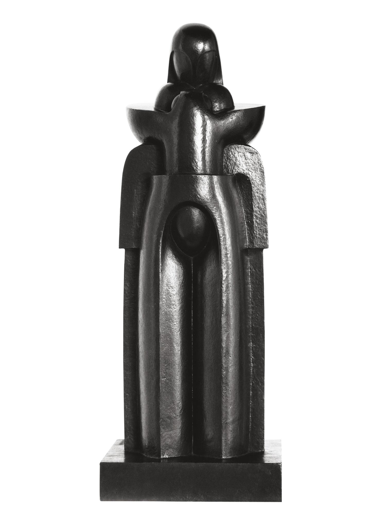 Jean Chauvin, Maternité, 1913, Bronze