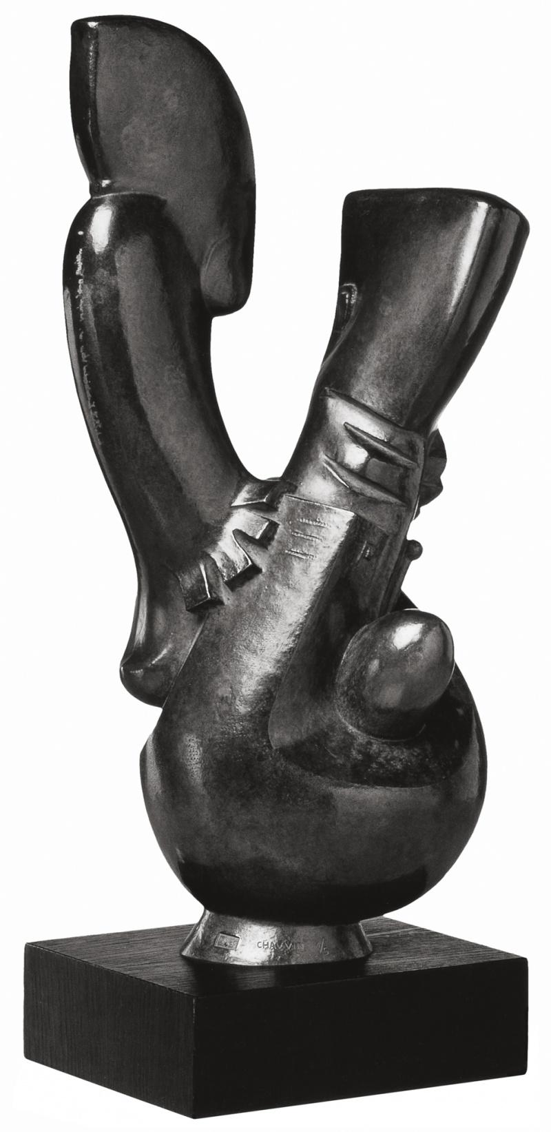 Jean Chauvin, L'enfant égaré, 1938, Bronze