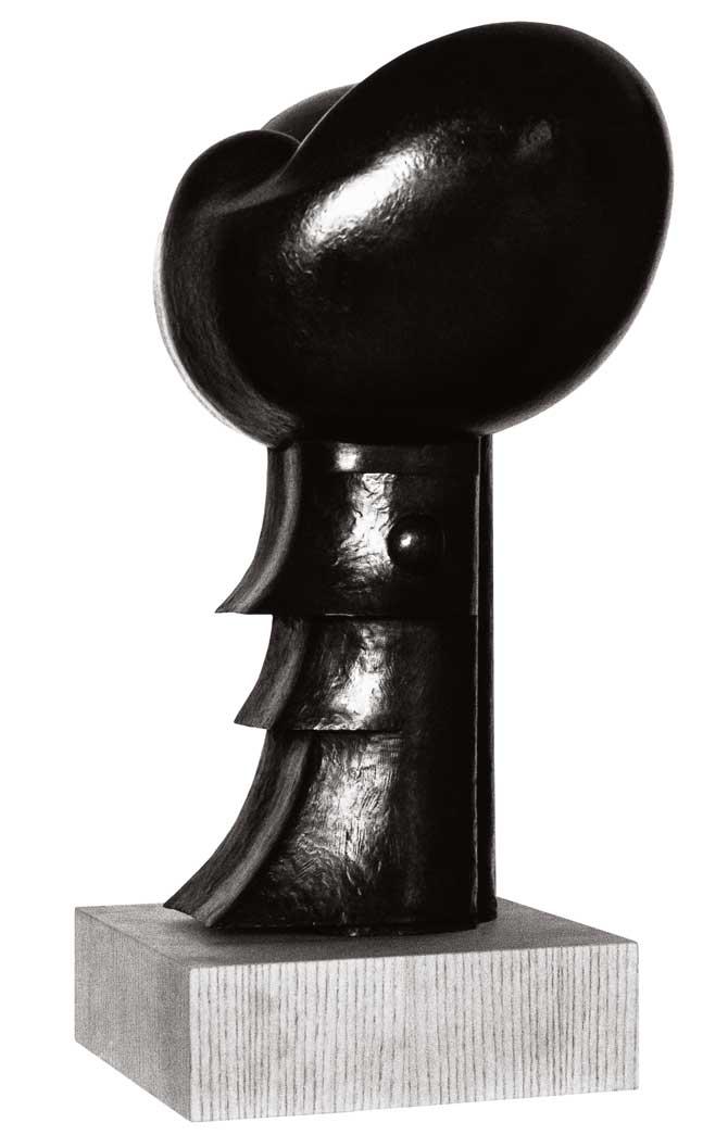 Jean Chauvin, Le Cygne s'envole dans ses ailes, 1956, Bronze