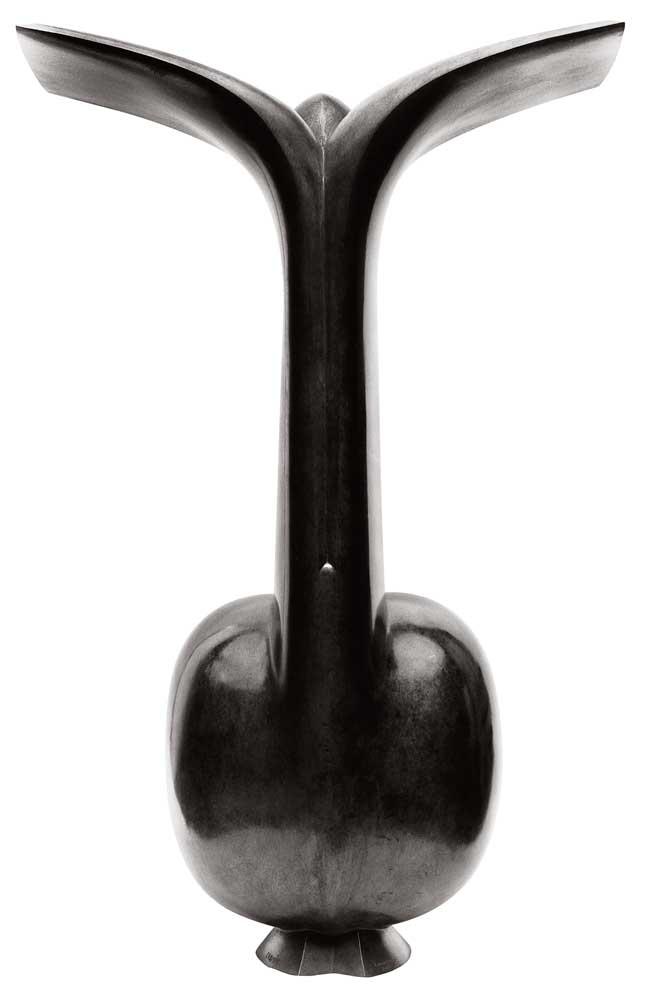 Jean Chauvin, Oiseau Blanc, 1960, Bronze