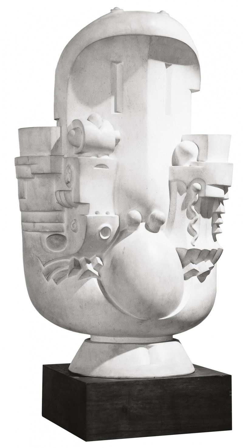 Jean Chauvin, Narcisse à la fontaine, 1962, Pierre